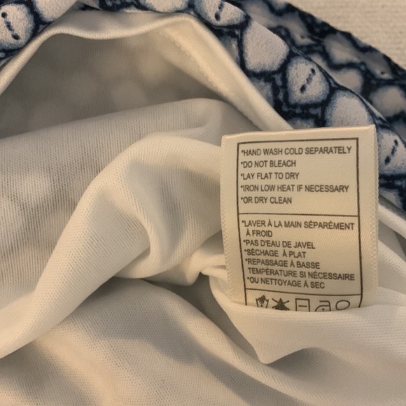 BB Dakota Blue & White Tank Romper! Size XS - Picture 7 of 8